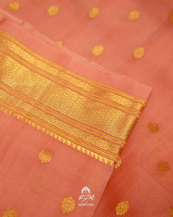 Paithani Gadwal Silk Saree with Paithani Border and Pallu