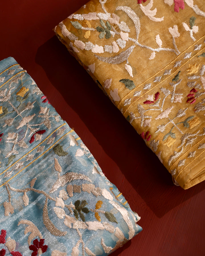 Tissue Georgette Saree