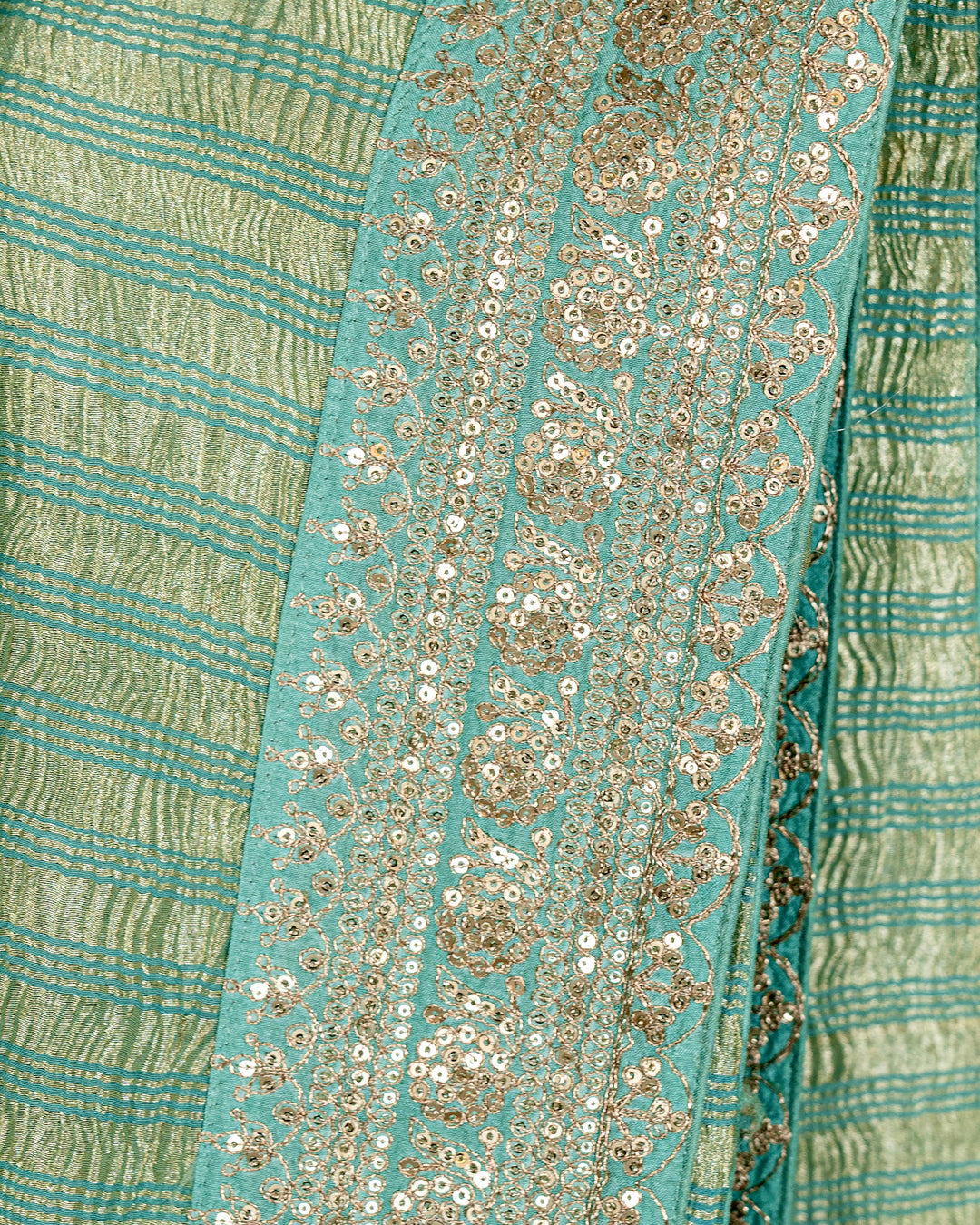 Pure Georgette Silk Saree with Heavy Embroidered Borders and Blouse