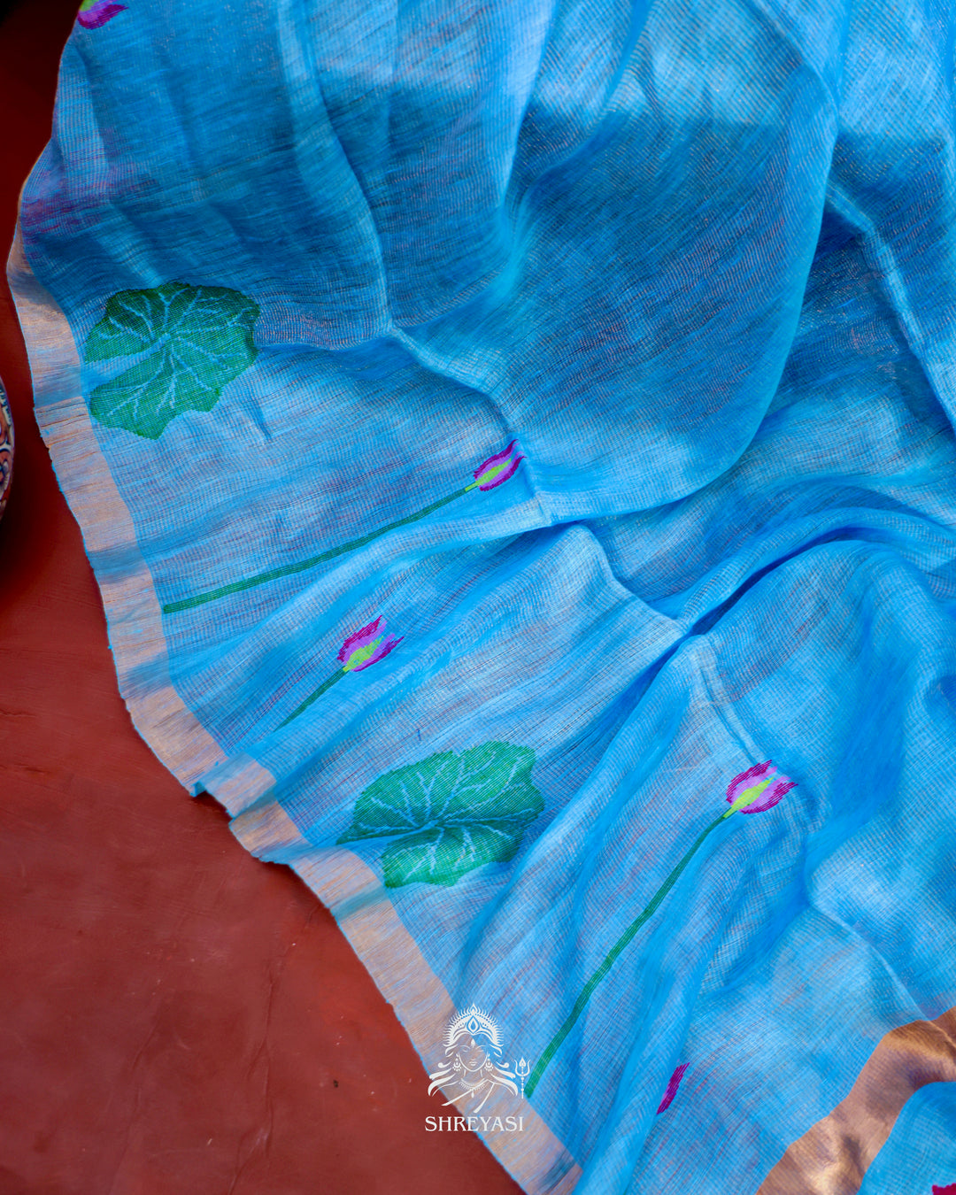 Silk Linen Saree