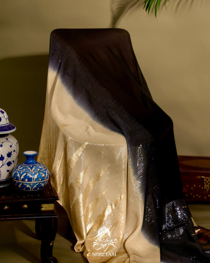 Georgette Sequin Saree
