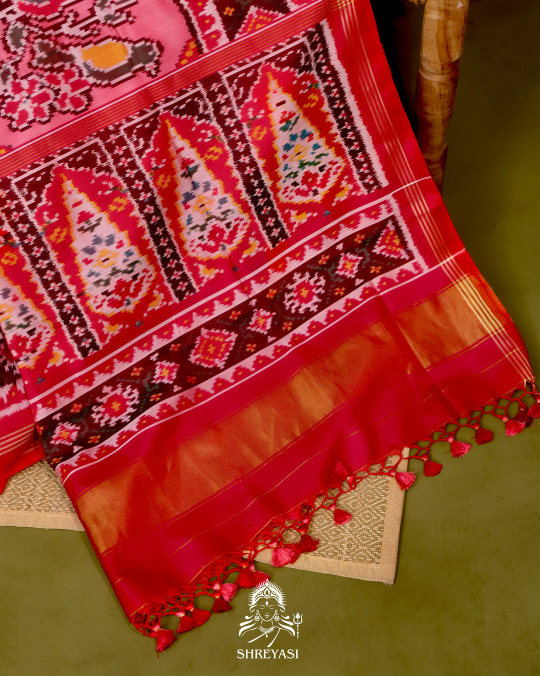 Handloom Pure Rajkot Patola Silk Saree