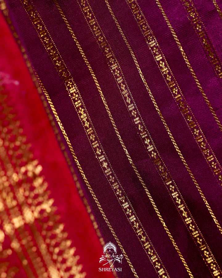 Handloom Pure Kanjivaram Silk Sarees with Real Zari and Hand Painted Tanjore Art