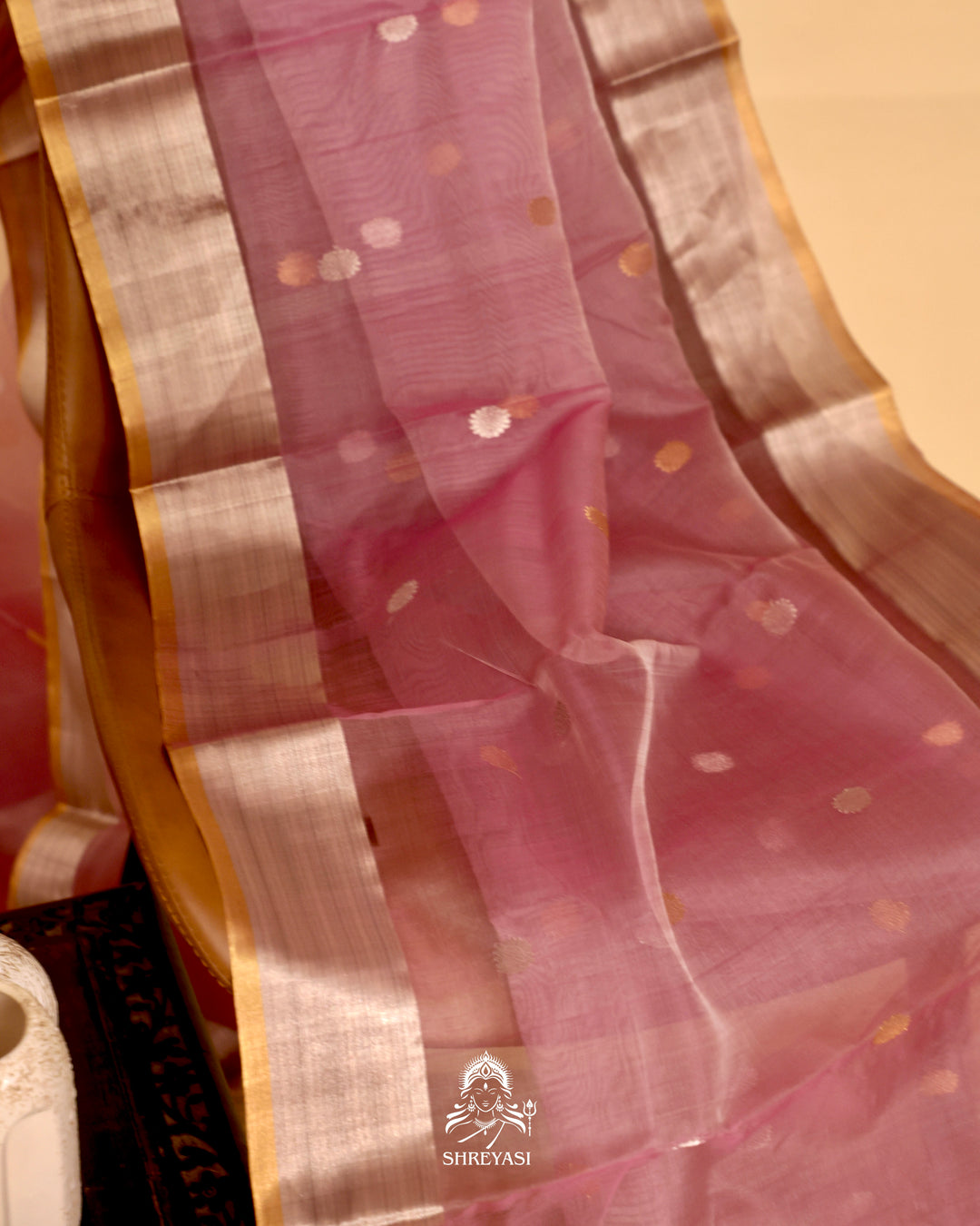 Chanderi Katan Silk Saree