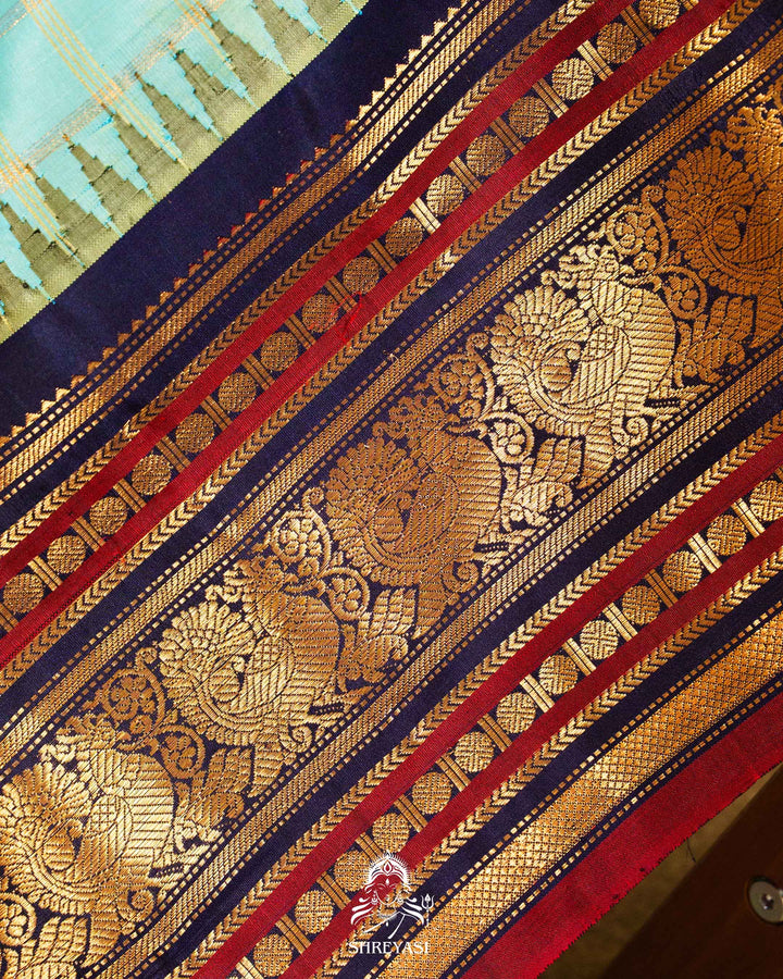 Handloom Pure Gadwal Silk Saree