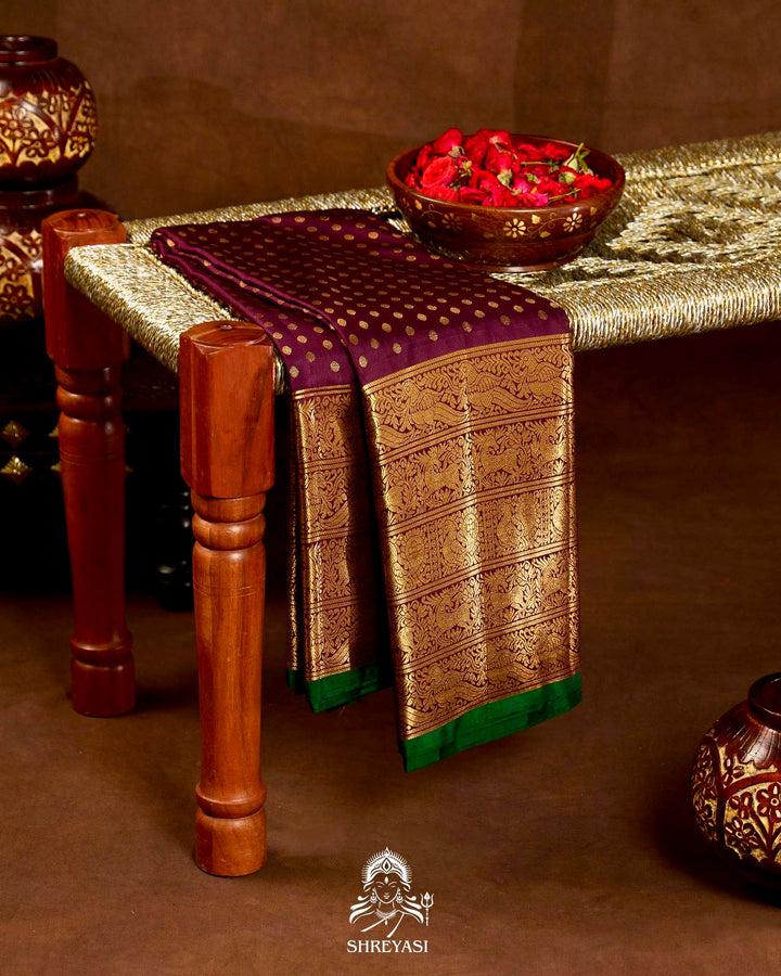 Handloom Pure Kanjivaram Silk Saree in Real Zari