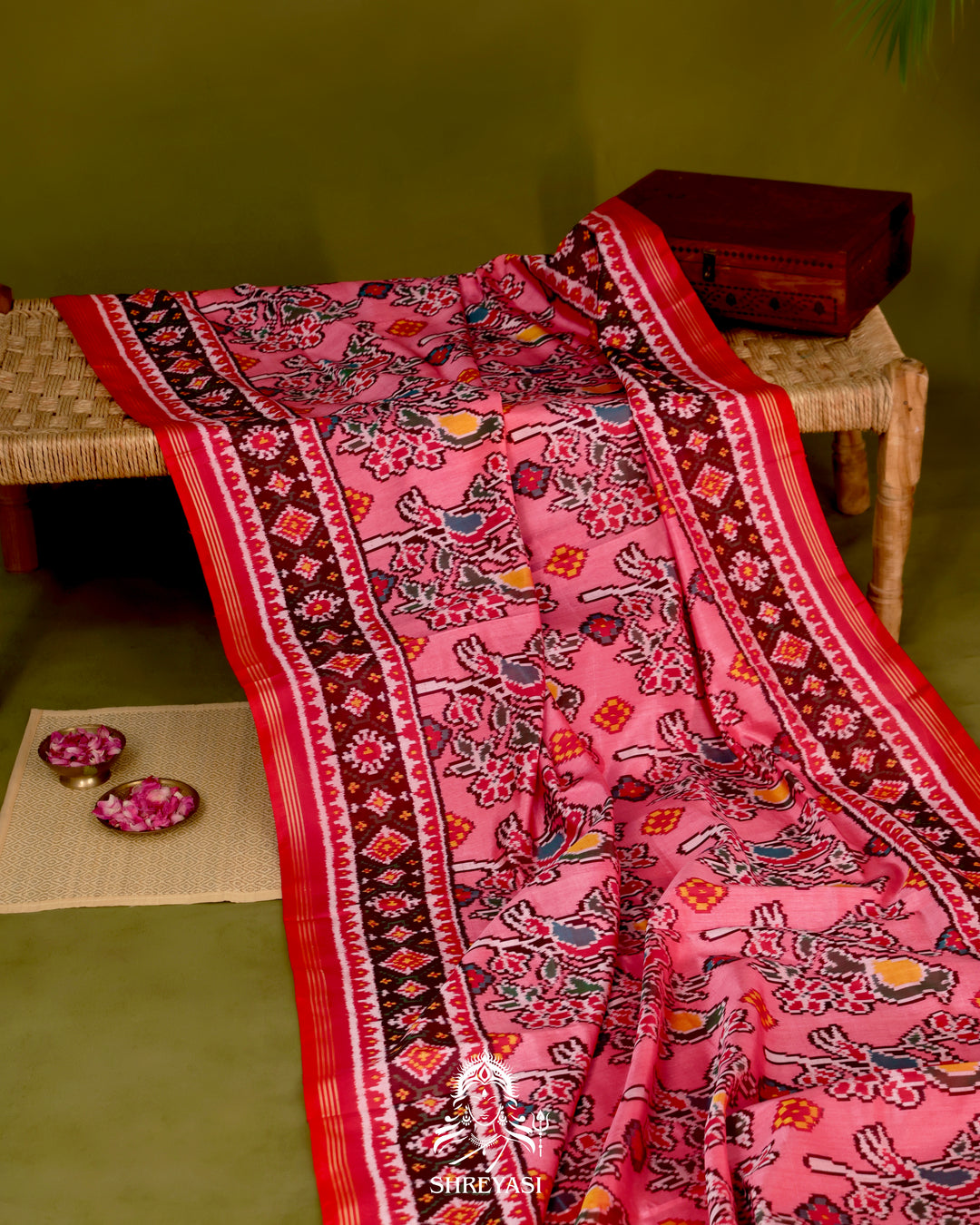 Handloom Pure Rajkot Patola Silk Saree