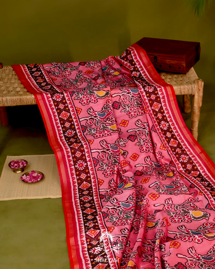 Handloom Pure Rajkot Patola Silk Saree
