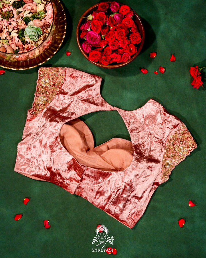 Banarasi Ektara Kora Tissue Silk Saree with Embroidered Blouse