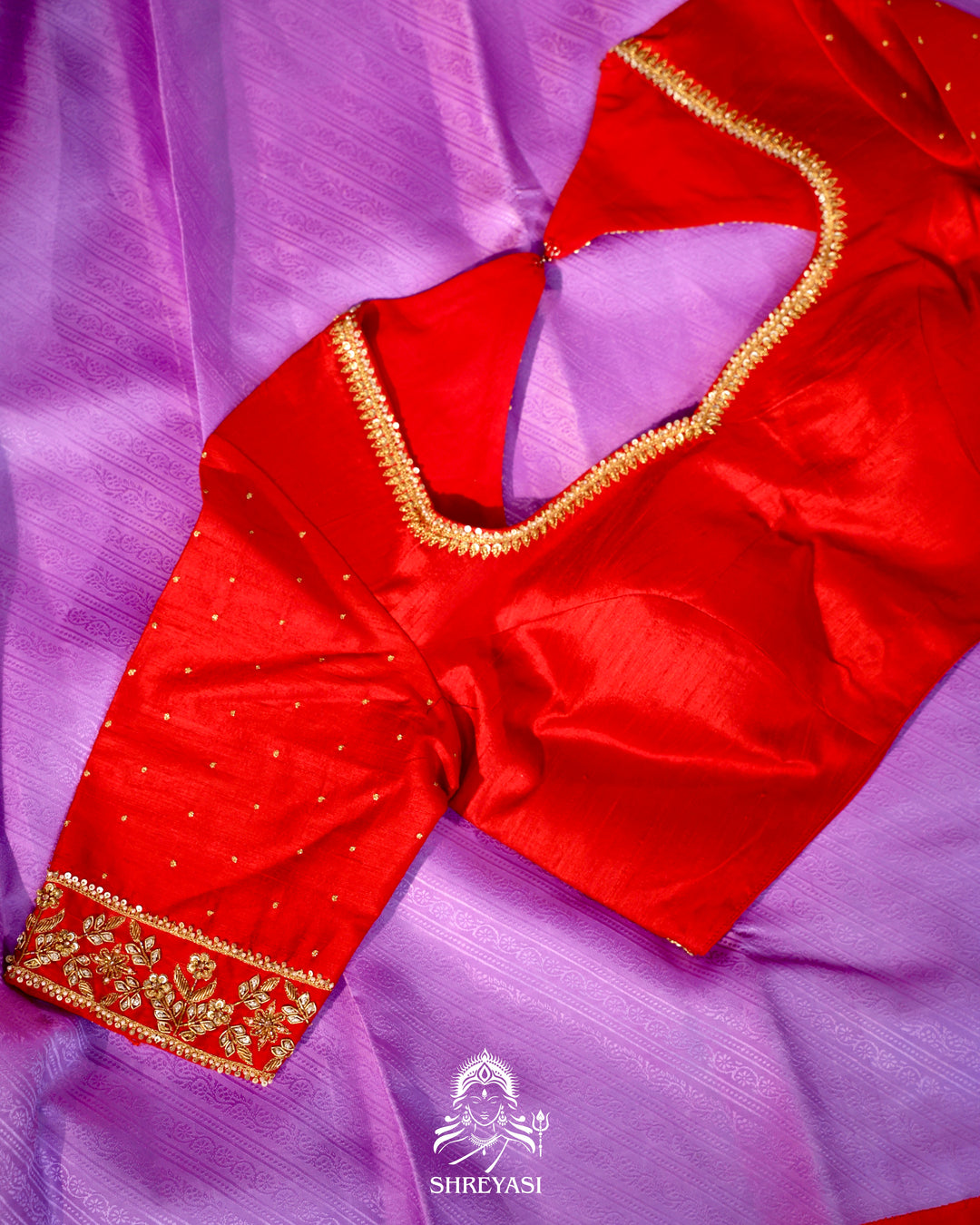 Handloom Kanjivaram Silk Saree with Real Zari
