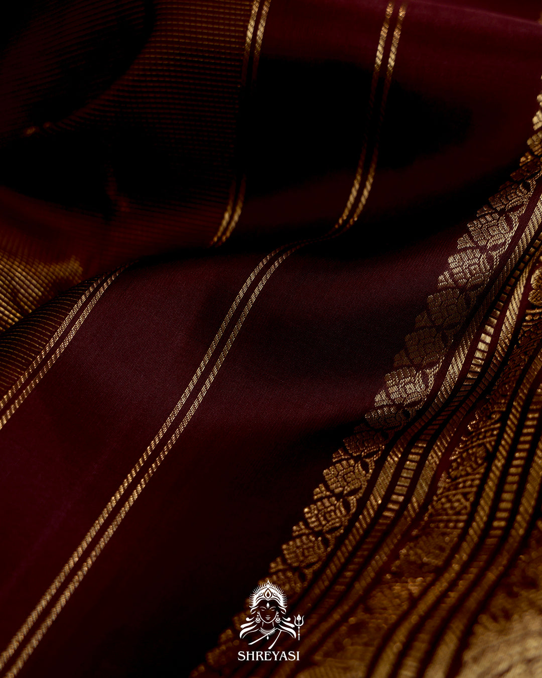 Handloom Kanjivaram Silk Saree with Real Zari