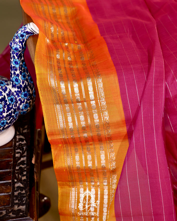 Handloom Sico Gadwal Saree
