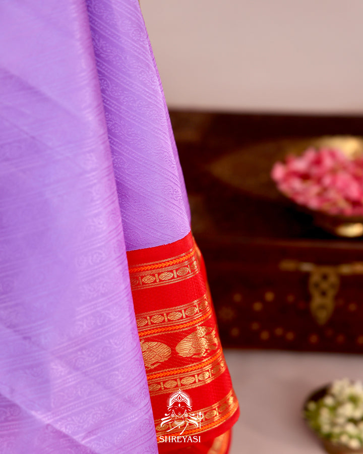 Handloom Kanjivaram Silk Saree with Real Zari