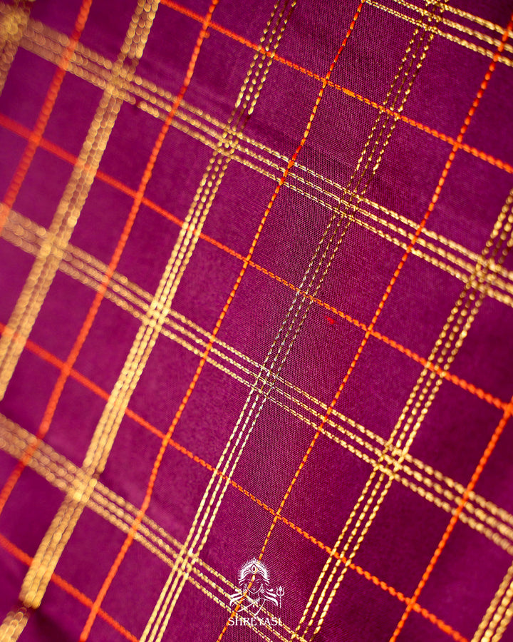 Handloom Pure Kanjivaram Silk Saree with Real Zari