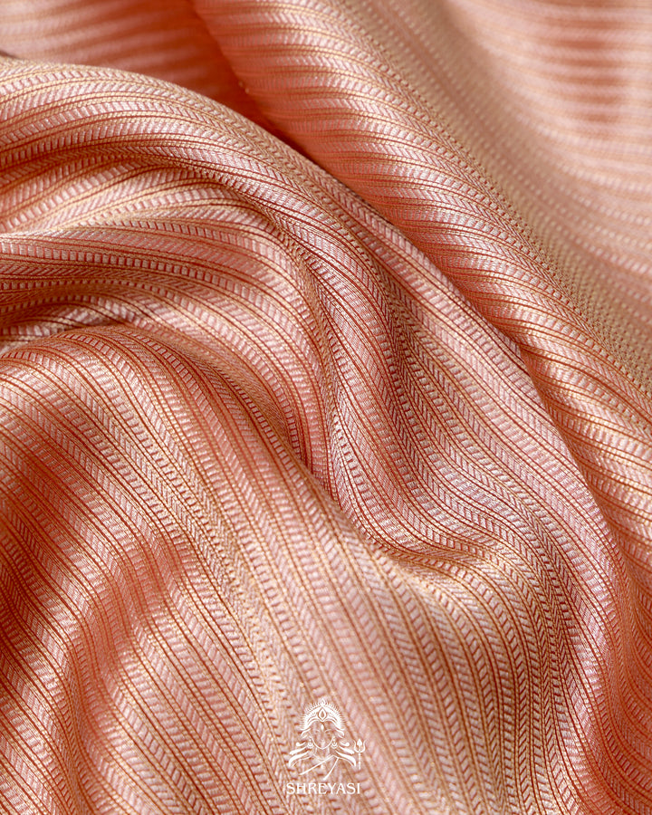 Banarasi Brocade Silk Saree in Tanchoi Weave with PenKalamkari Blouse