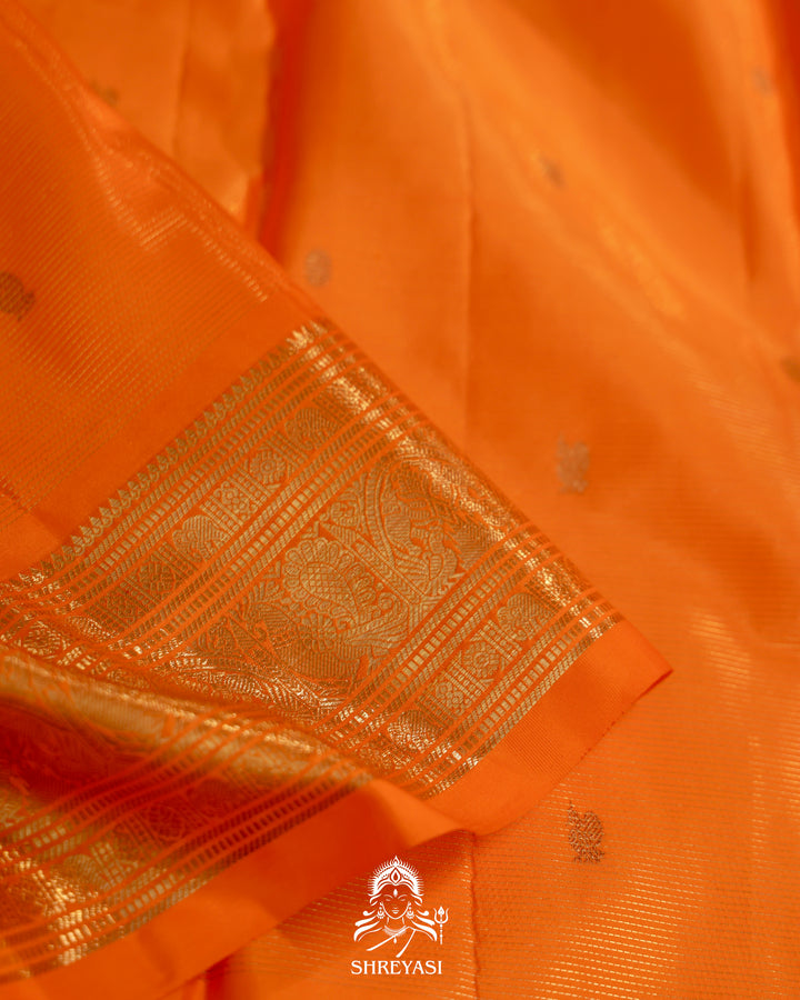 Handloom Kanjivaram Silk Saree with Real Zari