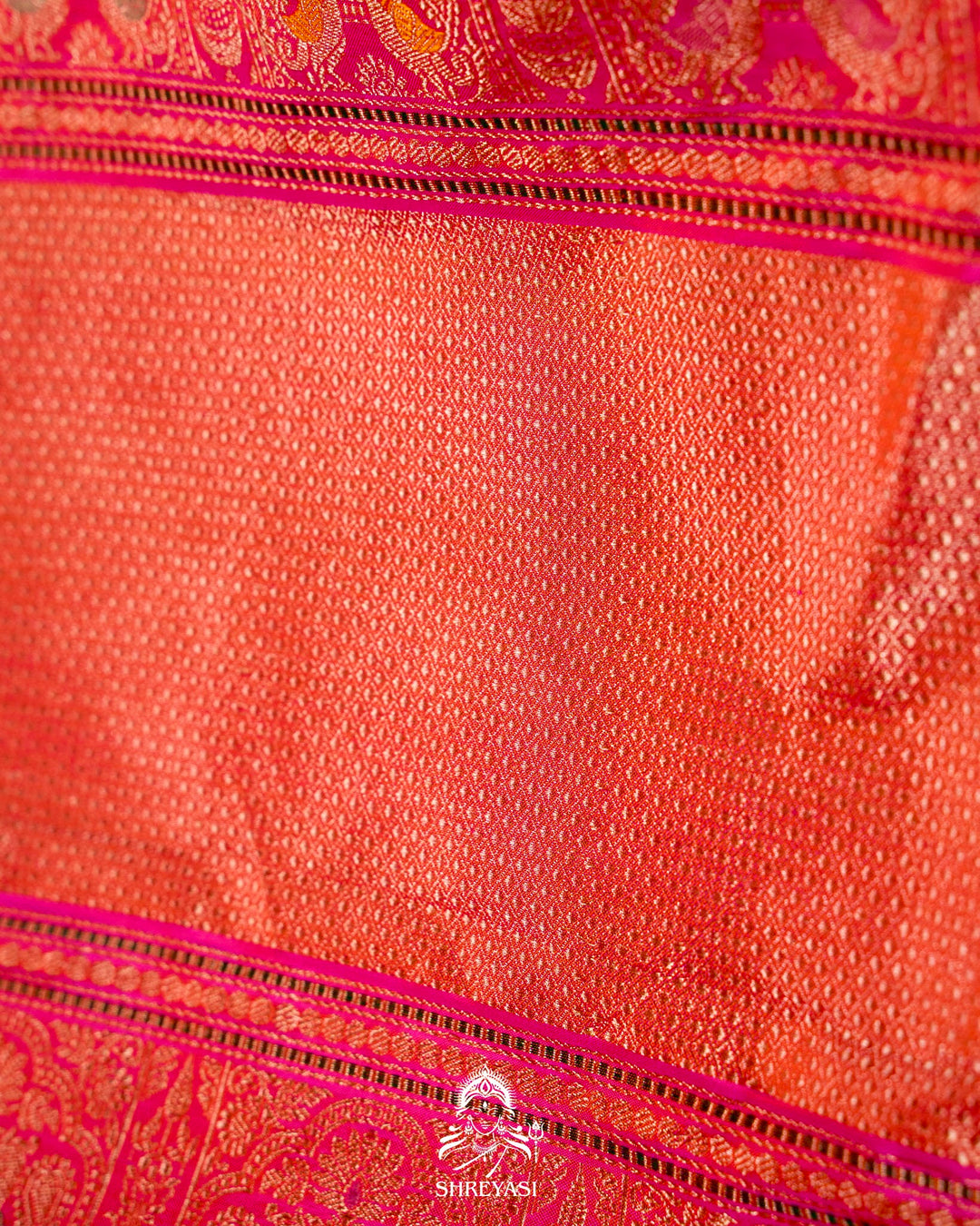 Banarasi Ektara Silk Saree with Kadwa Meenakari Weaving