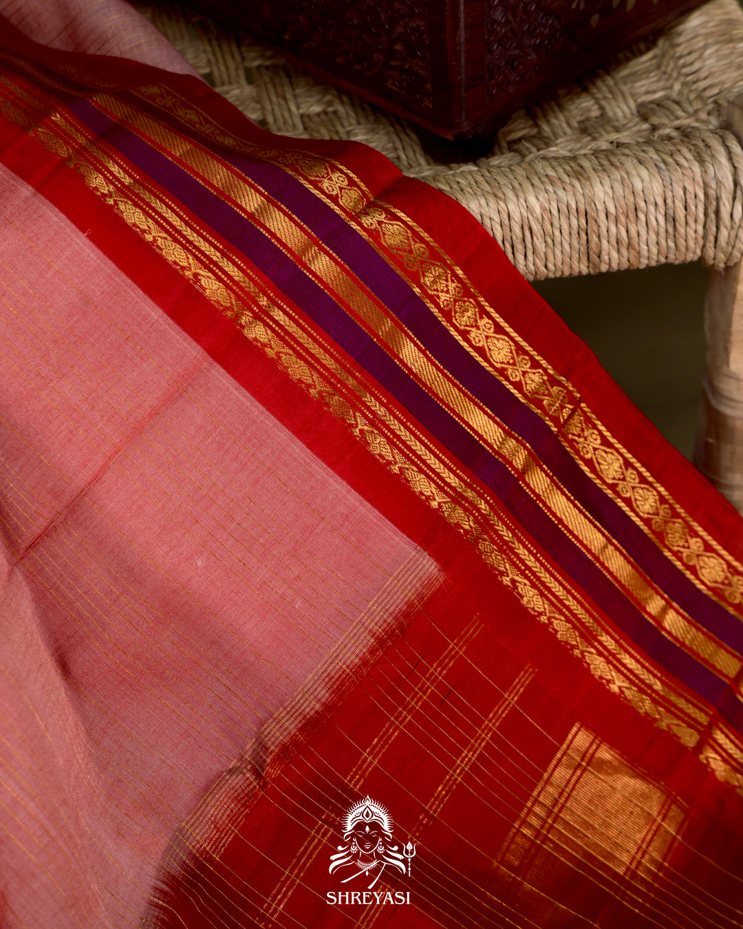 Handloom Sico Gadwal Saree