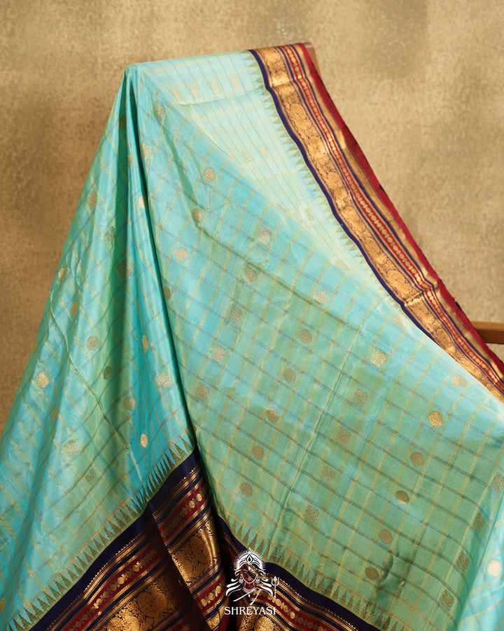 Handloom Pure Gadwal Silk Saree