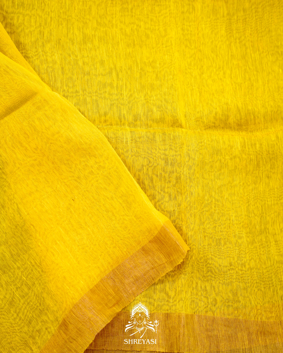 Handloom Silk Linen Jamdani Saree with Tissue Paithani Pallu