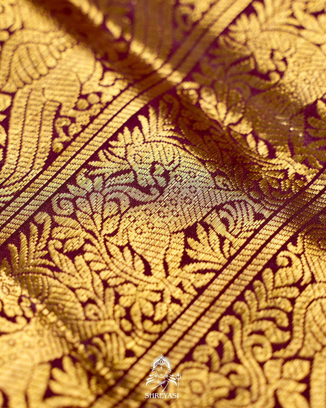 Handloom Pure Kanjivaram Silk Saree in Real Zari
