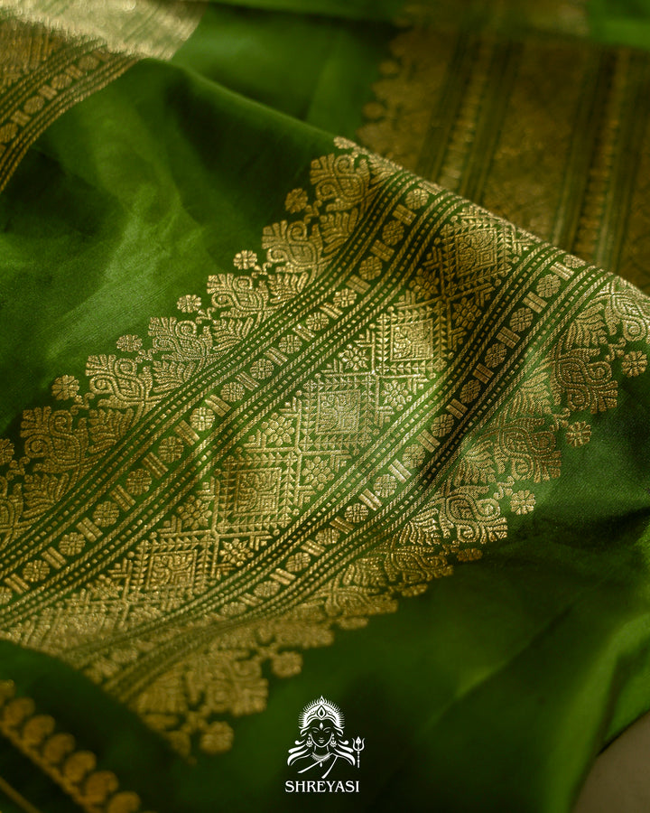 Kanjivaram Silk Saree with Real Zari and Tanjore Artwork