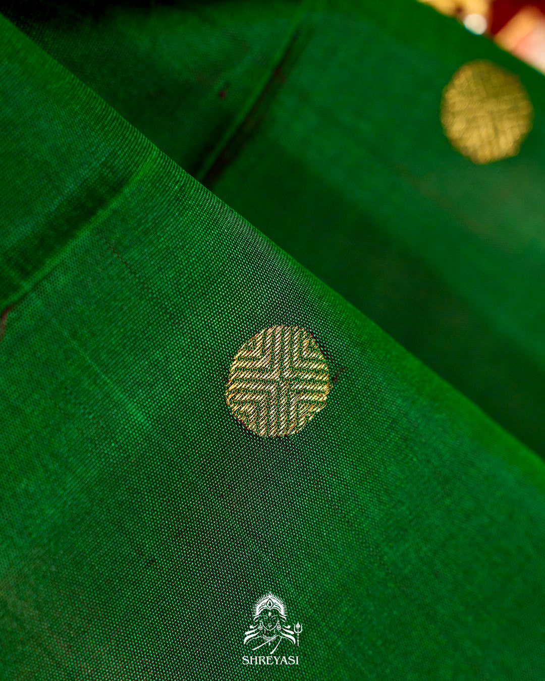 Handloom Pure Kanjivaram Silk Sarees with Real Zari and Hand Painted Tanjore Art