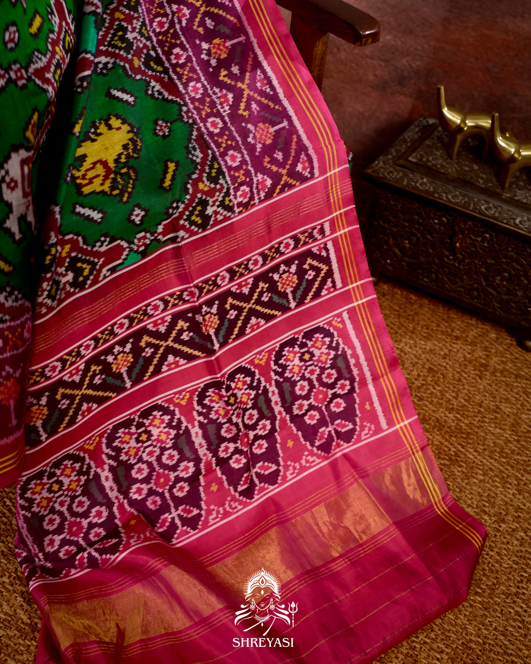 Handloom Pure Rajkot Patola Silk Saree