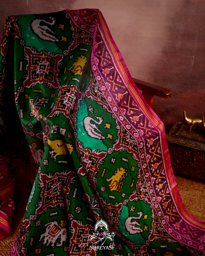 Handloom Pure Rajkot Patola Silk Saree