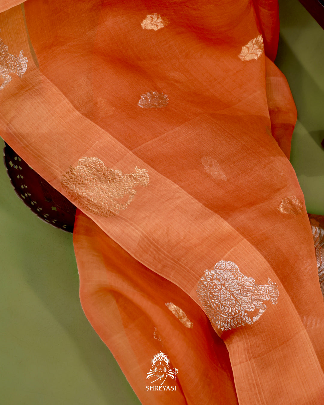 Handloom Banarasi Pure Kora Silk Saree