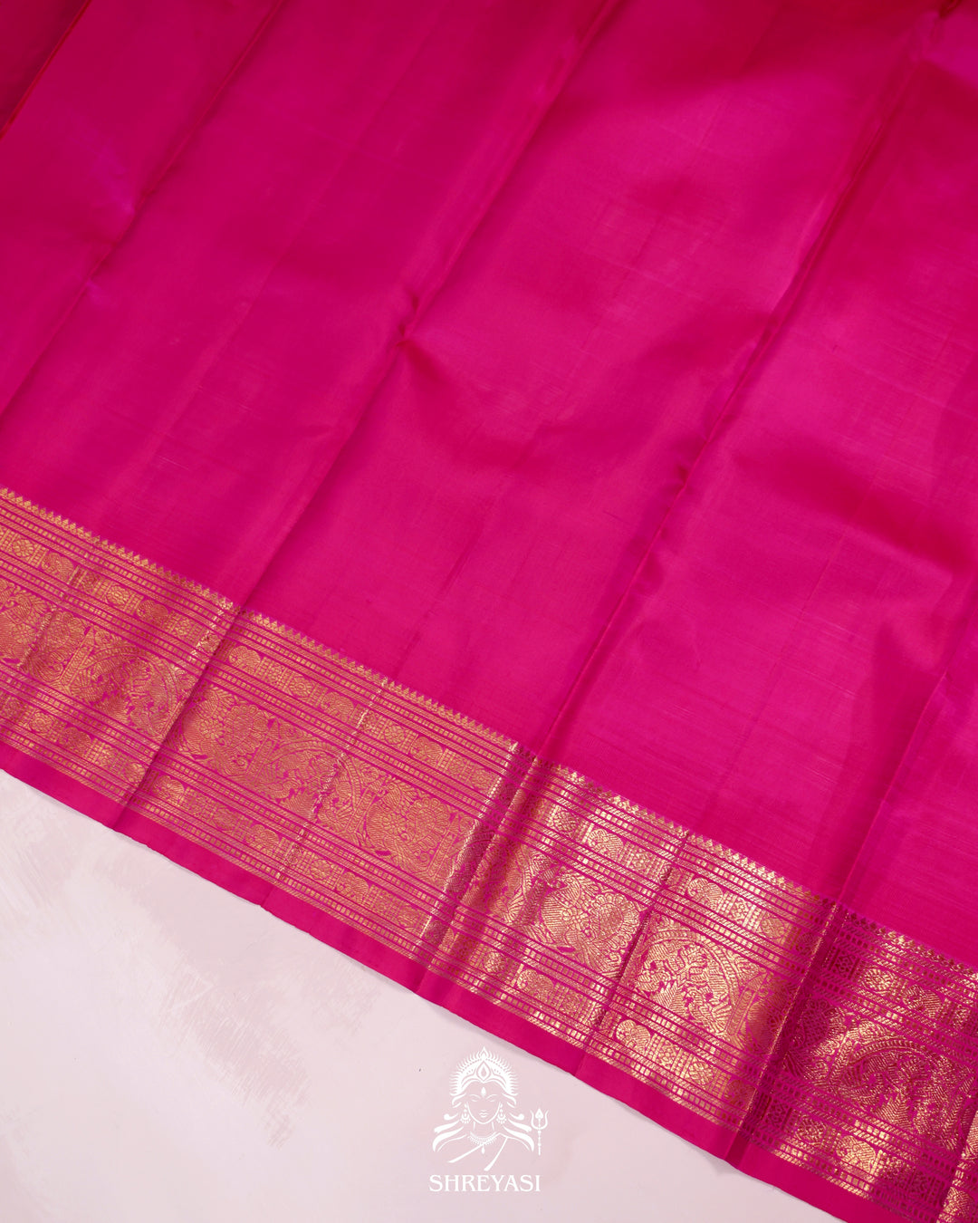 Handloom Kanjivaram Silk Saree with Real Zari