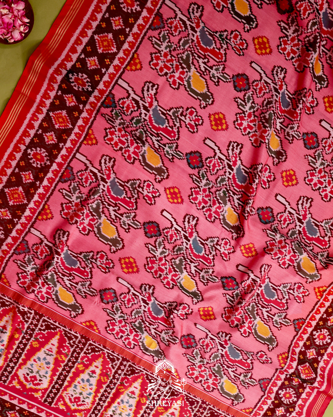 Handloom Pure Rajkot Patola Silk Saree