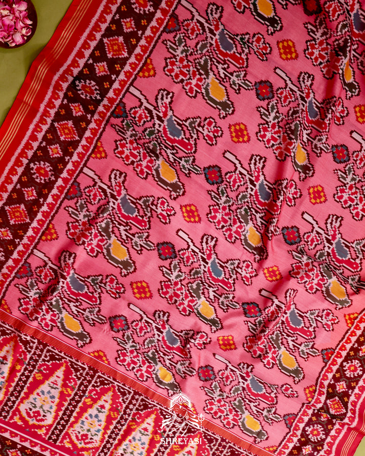 Handloom Pure Rajkot Patola Silk Saree