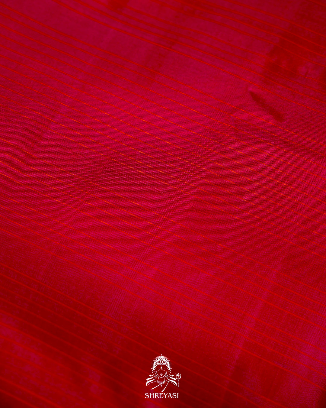 Handloom Pure Gadwal Silk Saree in Rani Pink with Orange Tissue Muniya Border