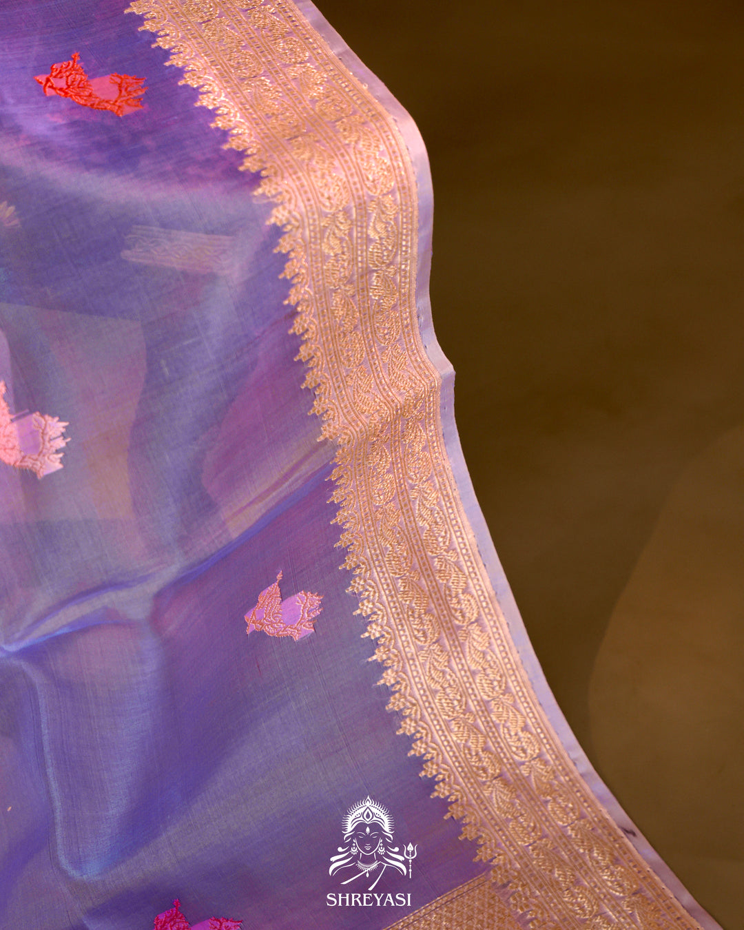 Banarasi Ektara Kora Silk Saree