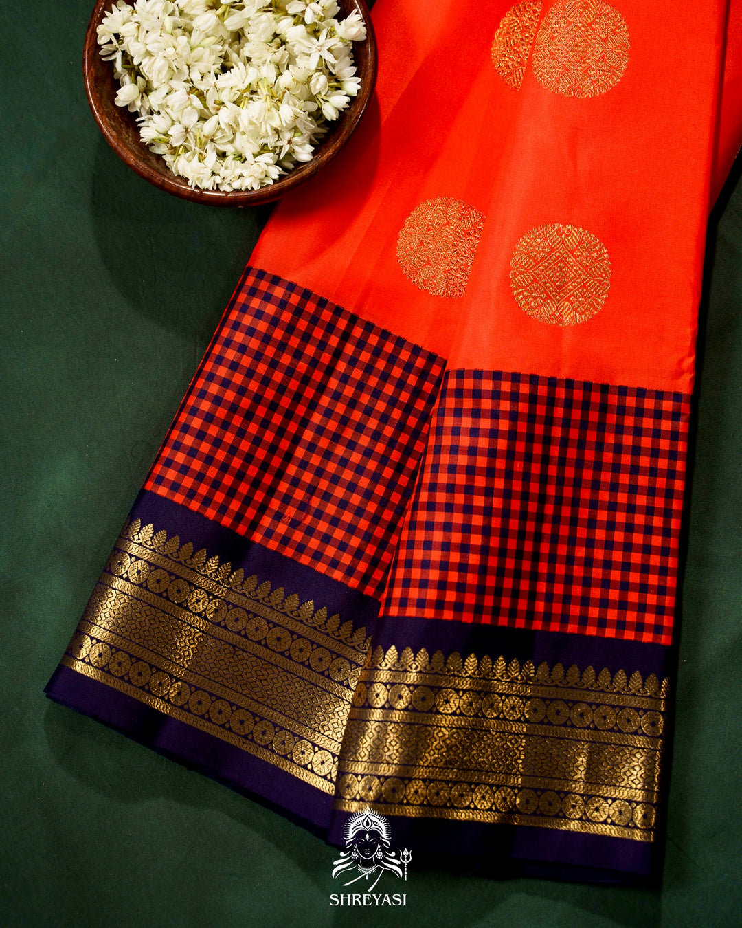 Handloom Pure Kanjivaram Silk Saree with Real Zari