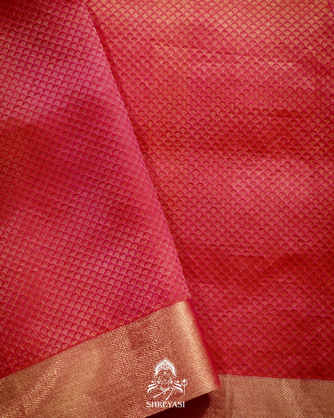 Handloom Pure Kanjivaram Soft Silk Saree with Petit Point Embroidered Floral Bird Clusters
