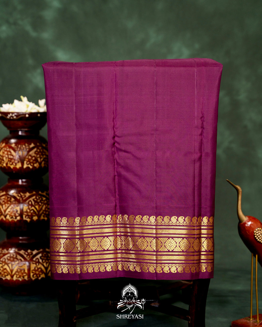 Handloom Pure Kanjivaram Silk Saree with Real Zari