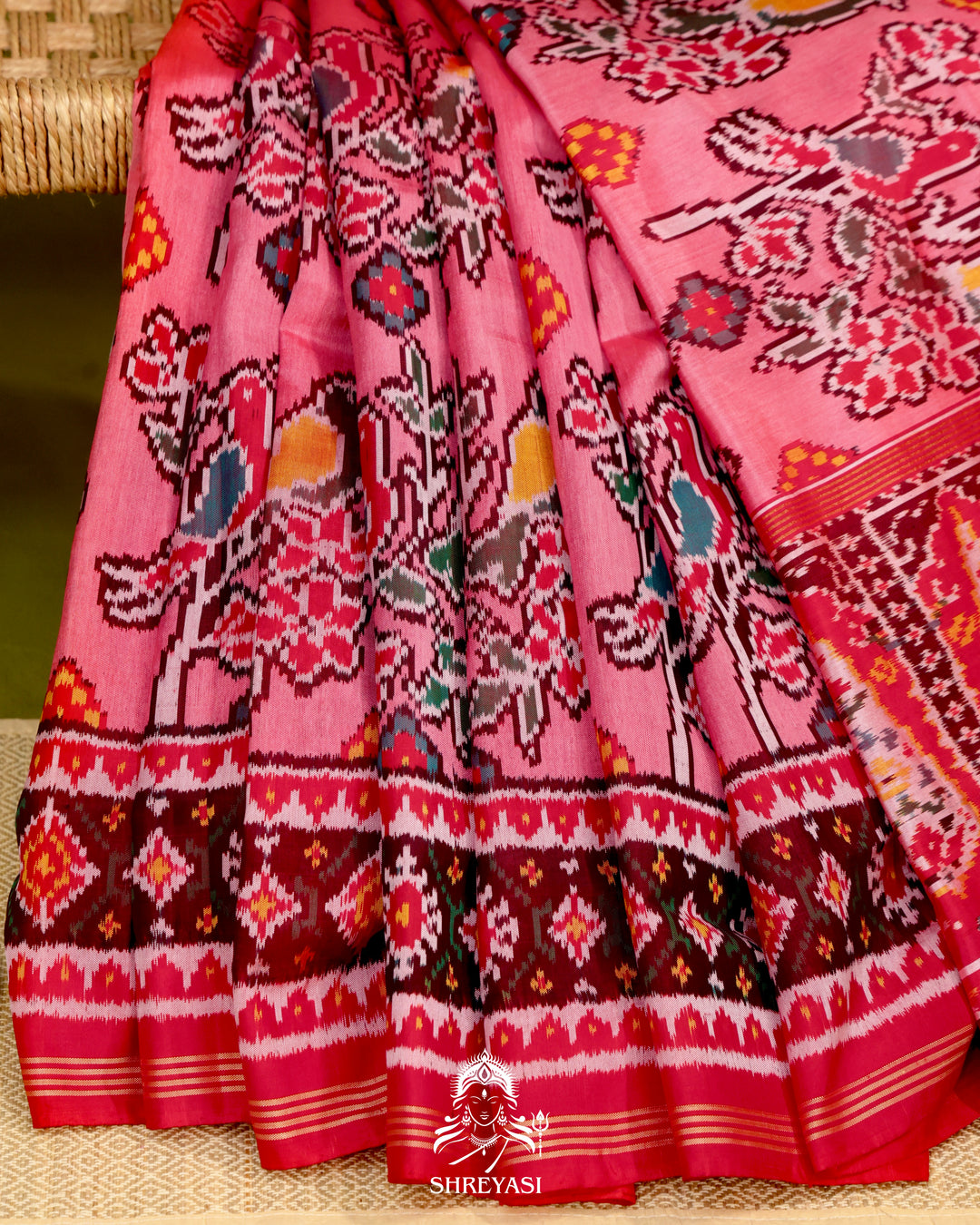 Handloom Pure Rajkot Patola Silk Saree
