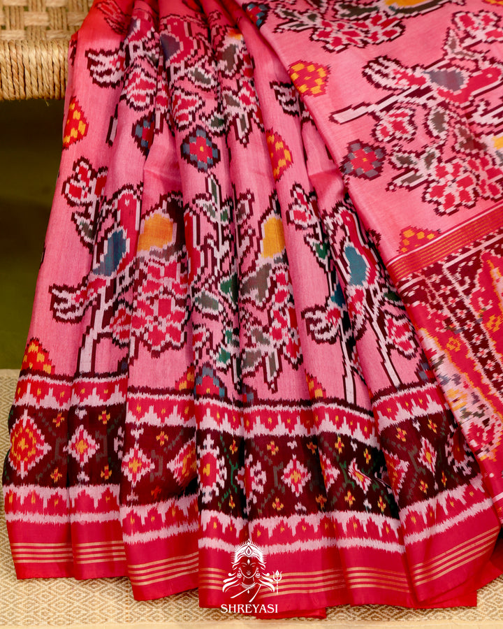 Handloom Pure Rajkot Patola Silk Saree