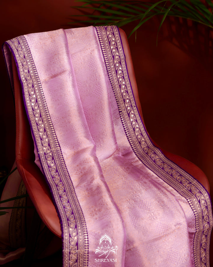 Banarasi Brocade Tissue Saree with Mashru Silk Blouse