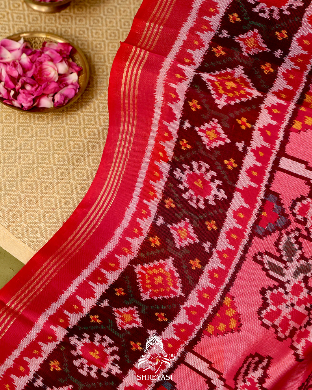 Handloom Pure Rajkot Patola Silk Saree