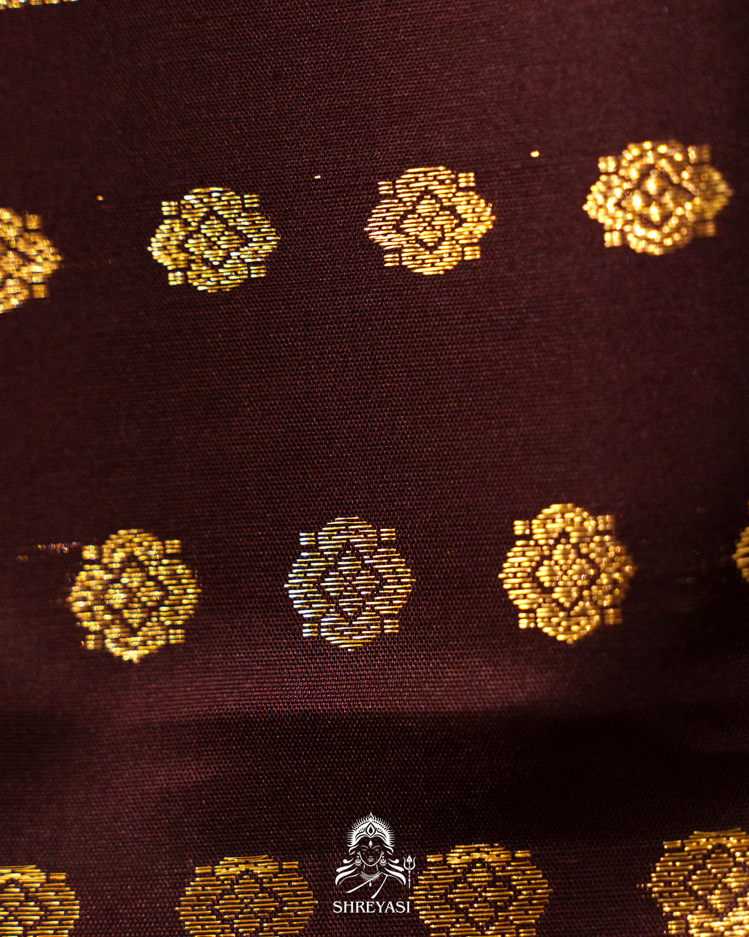 Vintage Style Kanjivaram Silk Saree with Kattam Checks & Small Borders