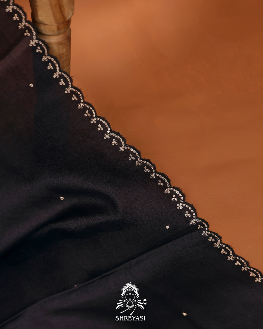 Tussar Silk Saree with Paithani Pen Kalamkari Blouse