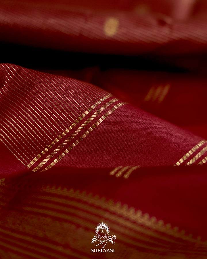 Handloom Kanjivaram Silk Saree with Real Zari